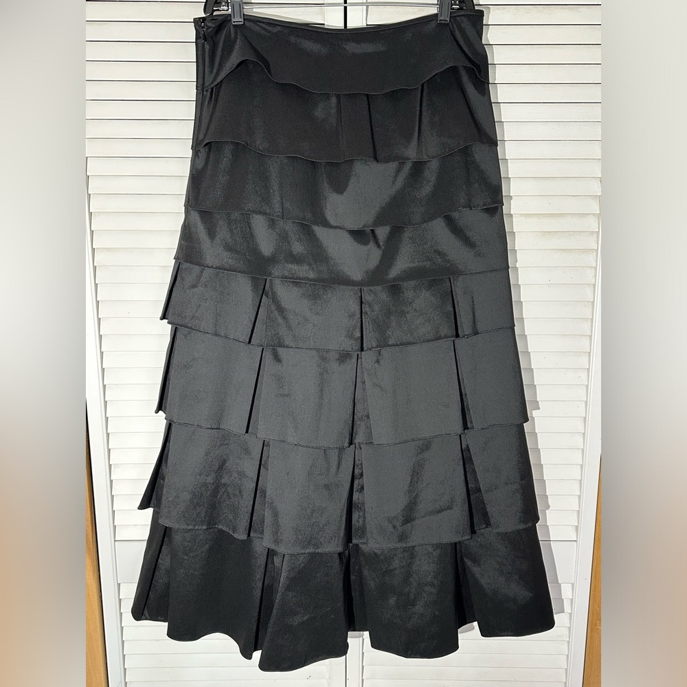 Milla Bell Tiered Formal Maxi Skirt Size 16 NWT